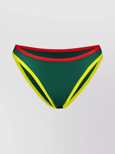 Casablanca Bikini Bottom Elastic Waistband In Green