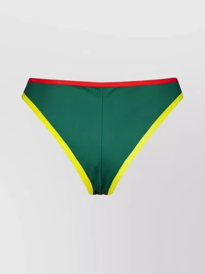 Casablanca Bikini Bottom Elastic Waistband In Green