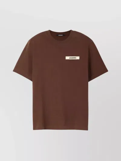Jacquemus Gros Grain Cotton Crew-neck T-shirt