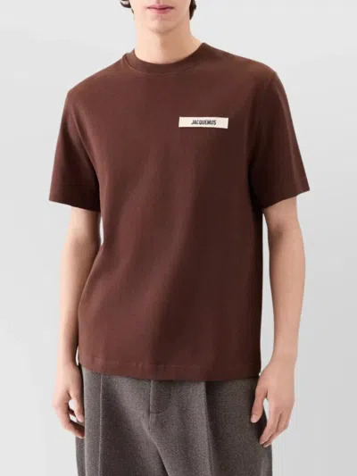 Jacquemus Gros Grain Cotton Crew-neck T-shirt