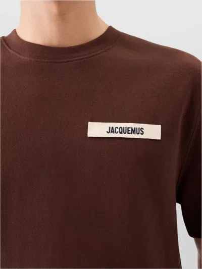 Jacquemus Gros Grain Cotton Crew-neck T-shirt