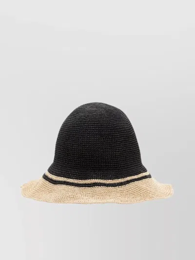Totême Woven Paper Straw Wide Brim Hat
