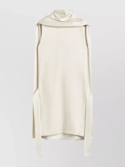Totême Toteme Cocoon Scarf Dress Ecru In Neutral