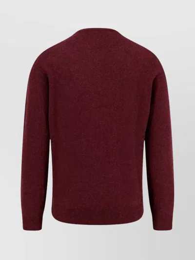 Brunello Cucinelli Cashmere Crew-neck Sweater Ribbed Profiles