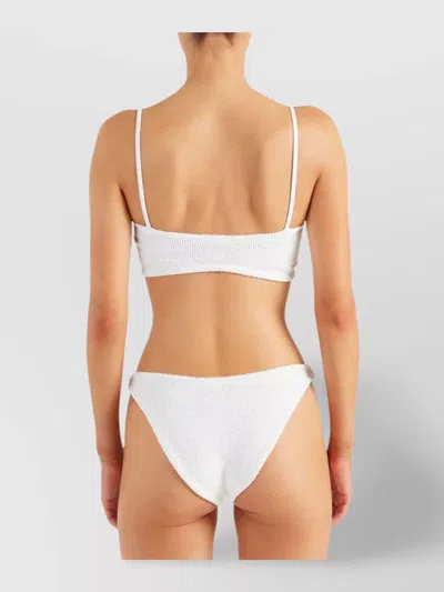 Hunza G Misty Bikini With Pearl Circle Detail