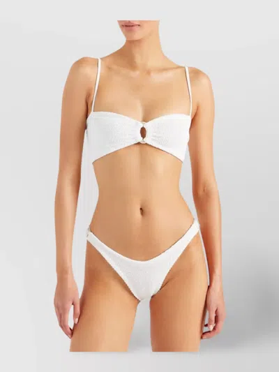 Hunza G Misty Bikini With Pearl Circle Detail