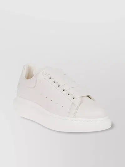 Alexander Mcqueen Oversized Hammered Leather Sneakers