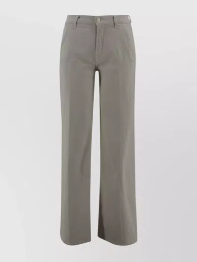 7 For All Mankind Long Straight Pants Cargo Pocket In Neutral