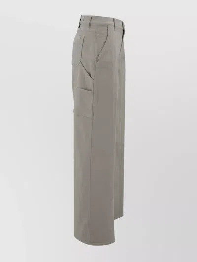 7 For All Mankind Long Straight Pants Cargo Pocket In Neutral