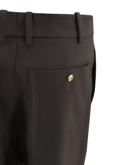 P.a.r.o.s.h Trousers Featuring Back And Side Pockets In Black