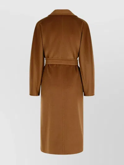 Max Mara Lady Virgin Wool And Cashmere Leather Coat
