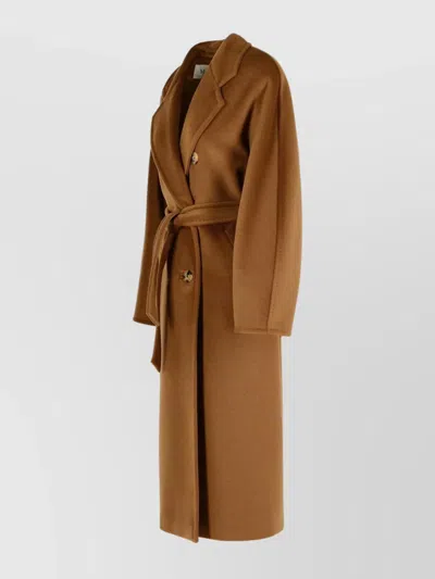 Max Mara Lady Virgin Wool And Cashmere Leather Coat