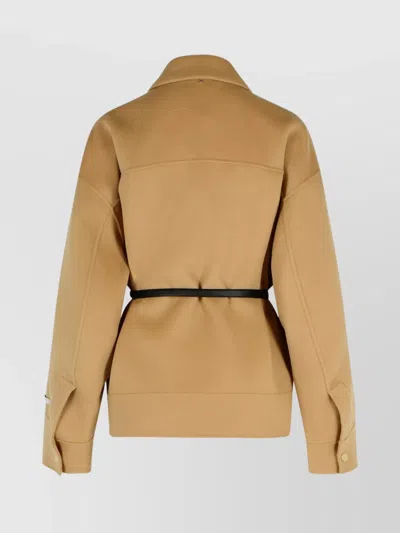 Sportmax 'cantor' Camel Virgin Wool Jacket