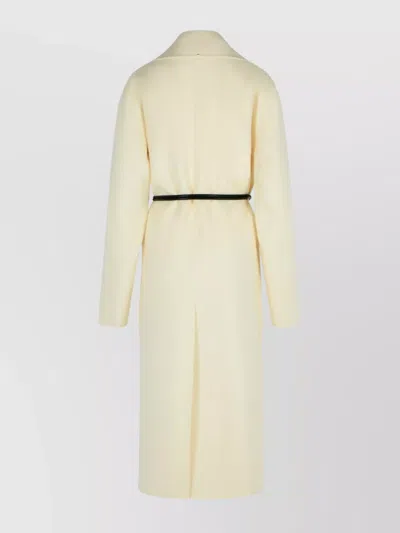 Sportmax Wool Dressing Gown Coat With Belted Waist In Multi