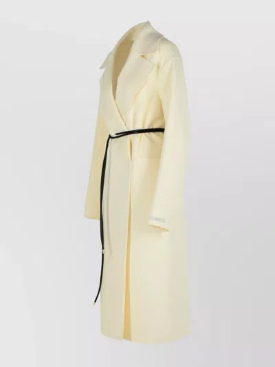 Sportmax Wool Dressing Gown Coat With Belted Waist In Multi