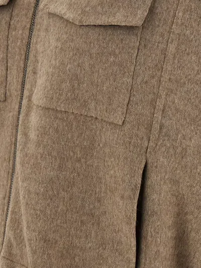 Brunello Cucinelli Vest With Shiny Zipper Pull