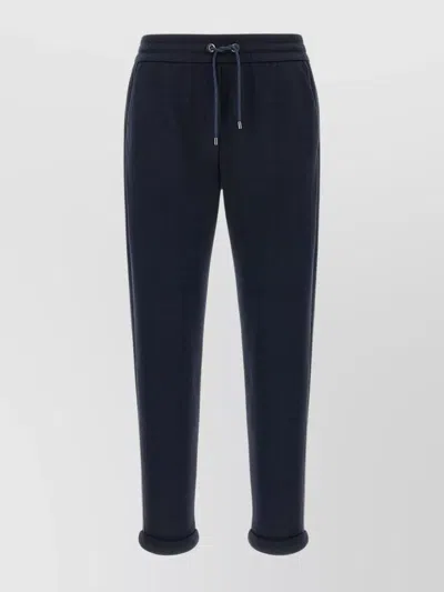 Brunello Cucinelli Joggers Featuring Elastic Waistband And Ribbed Cuffs