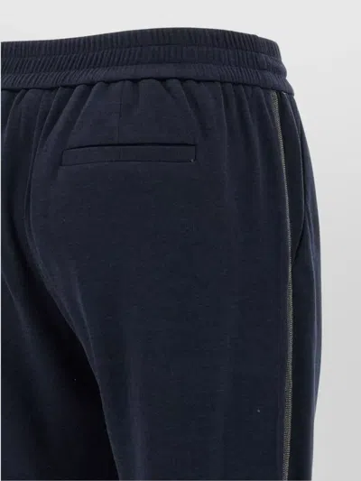 Brunello Cucinelli Joggers Featuring Elastic Waistband And Ribbed Cuffs