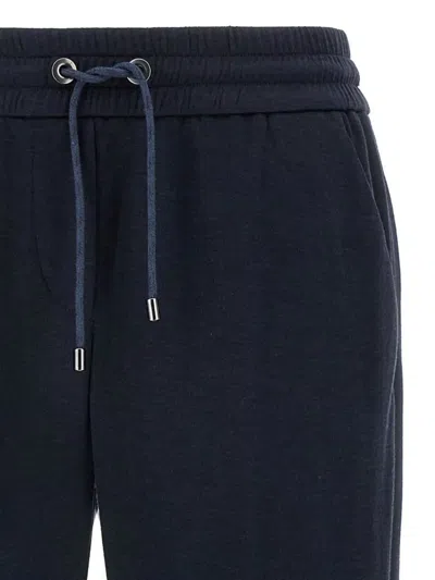 Brunello Cucinelli Joggers Featuring Elastic Waistband And Ribbed Cuffs