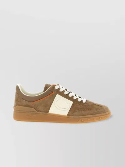Valentino Upvillage Low-top Sneakers In Brown
