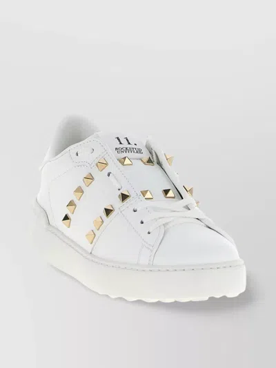 Valentino Rockstud Untitled Low-top Rubber Sole Sneakers