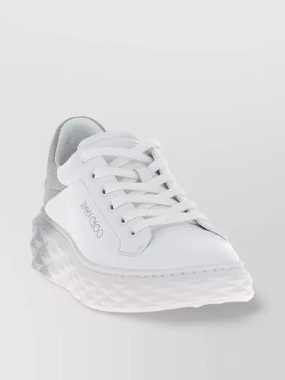 Jimmy Choo Diamond Maxi/f Ii Leather Sneaker