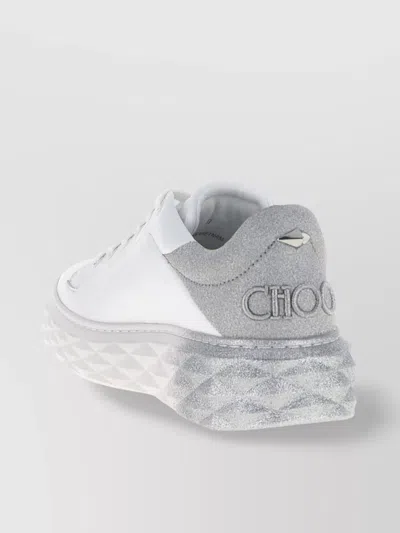 Jimmy Choo Diamond Maxi/f Ii Leather Sneaker