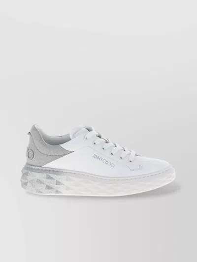 Jimmy Choo Diamond Maxi/f Ii Leather Sneaker