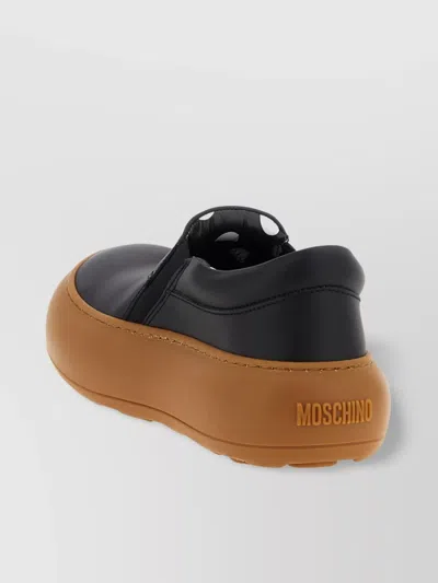 Moschino Slip-on Sneakers Sole Contrasting