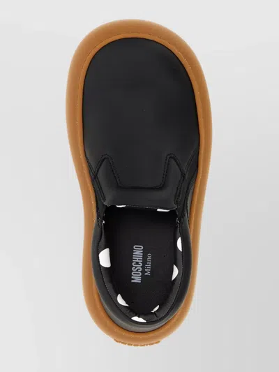Moschino Slip-on Sneakers Sole Contrasting