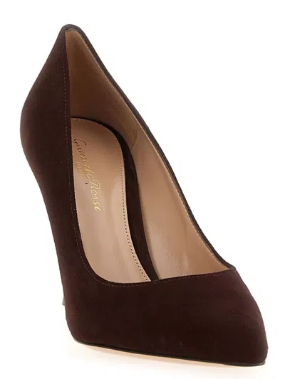 Gianvito Rossi Pointed Toe Suede Stiletto Heel Pumps