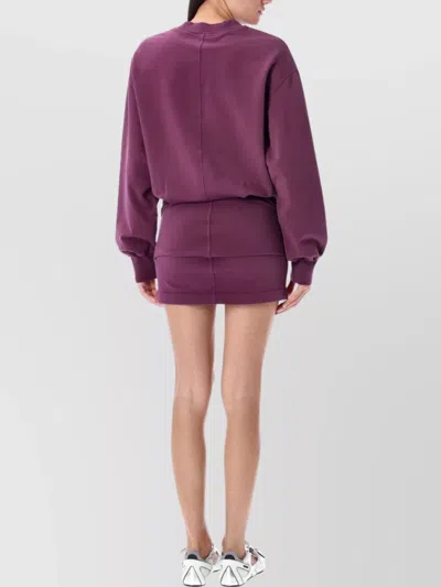 Attico Short Dress Long Sleeves