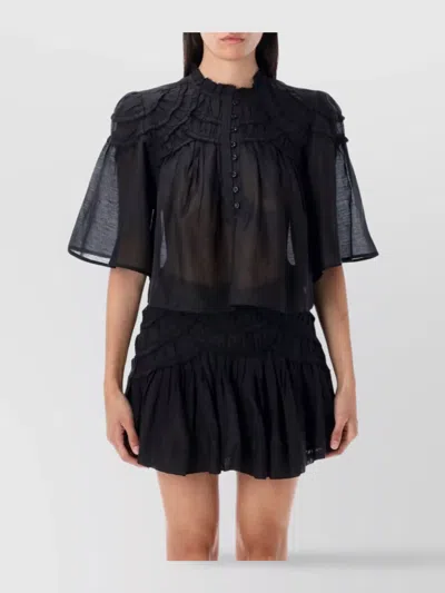 Isabel Marant Étoile Marant Etoile Women Ceola Cotton Blend Miniskirt In Black