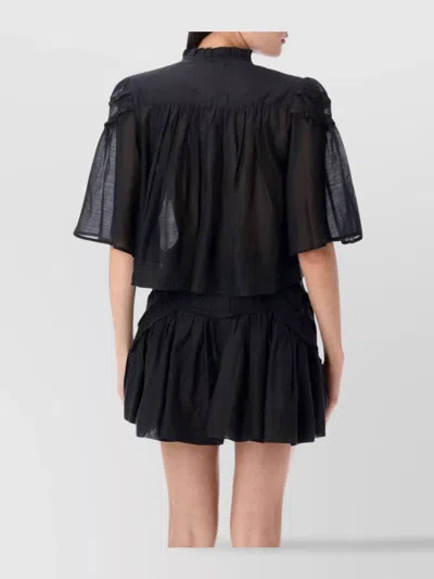 Isabel Marant Étoile Marant Etoile Women Ceola Cotton Blend Miniskirt In Black