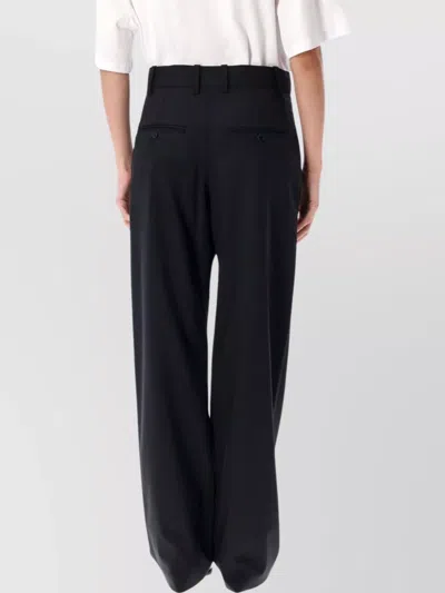 Isabel Marant Lisetta Wool High-rise Pleated Pant