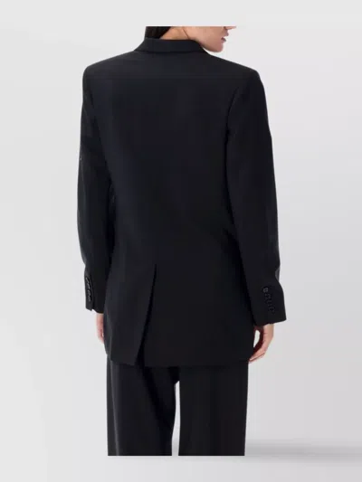 Isabel Marant Peak Lapel Double-breasted Blazer With Rear Vent
