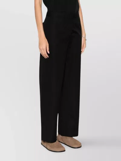 Totême Cotton Trousers With Belt Loops And Pockets