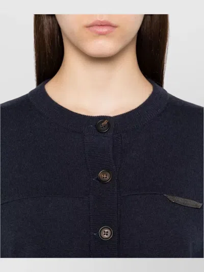 Brunello Cucinelli Cardigan Cashmere Chest Pocket