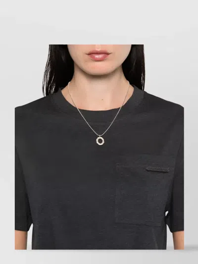 Brunello Cucinelli Cotton Crew Neck T-shirt With Patch Pocket