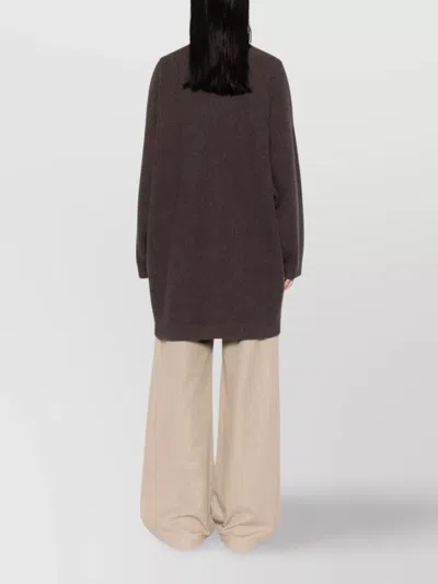 Brunello Cucinelli V-necked Cashmere Cardigan Belted Waist