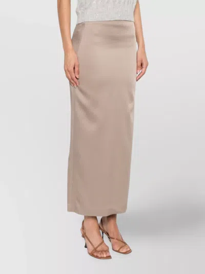 Brunello Cucinelli Long Skirt With Back And Side Slits