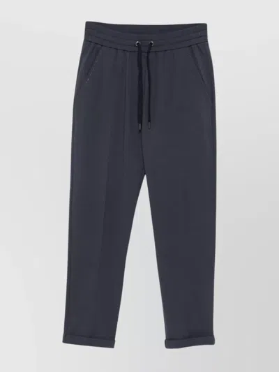 Brunello Cucinelli Cotton Sweatpants With Elastic Waistband And Side Pockets