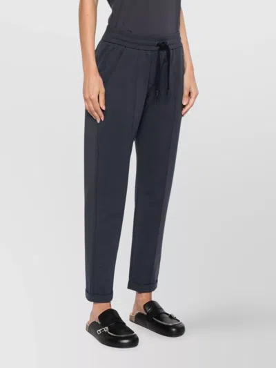 Brunello Cucinelli Cotton Sweatpants With Elastic Waistband And Side Pockets