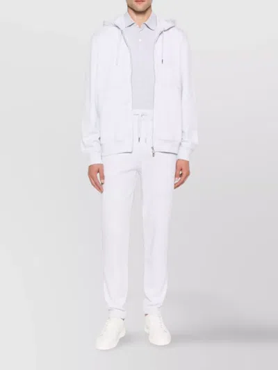 Brunello Cucinelli Cotton Sweatpants Back Pockets In White