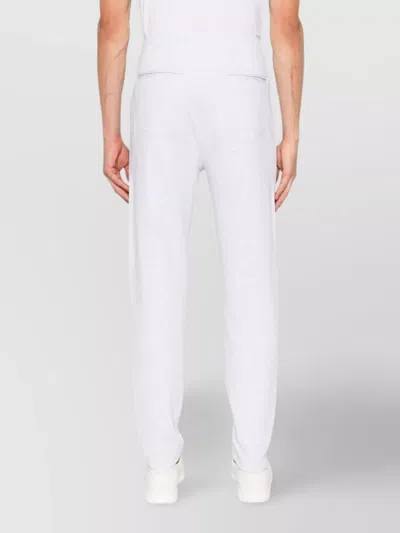 Brunello Cucinelli Cotton Sweatpants Back Pockets In White