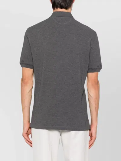 Brunello Cucinelli Men Logo Cotton Polo Shirt