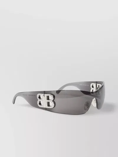Balenciaga Bold Wraparound Mask Sunglasses