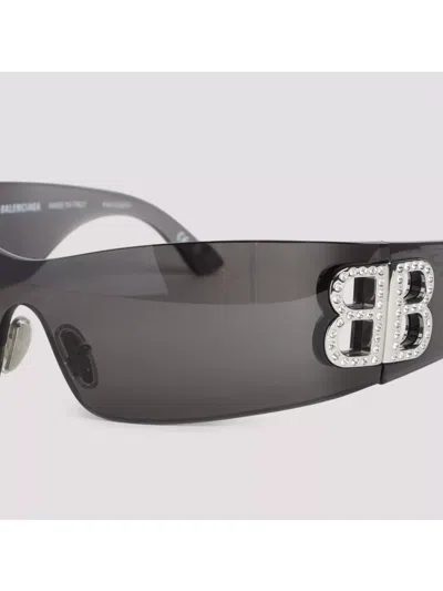 Balenciaga Bold Wraparound Mask Sunglasses