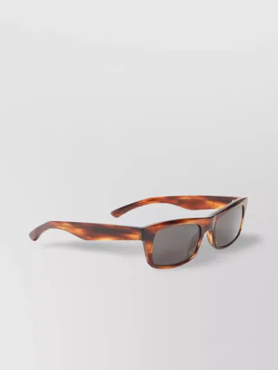 Balenciaga Soho Square Frame Tinted Sunglasses In Brown
