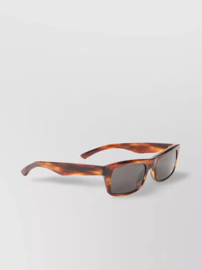 Balenciaga Soho Square Frame Tinted Sunglasses In Brown